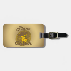 Piano Chick #6 Luggage Tag