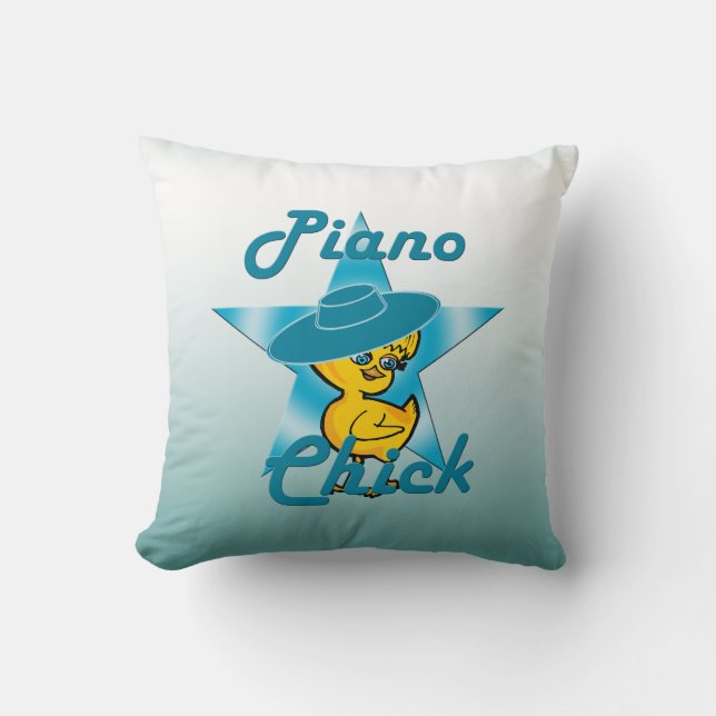 Piano Chick #7 Cushion (Front)