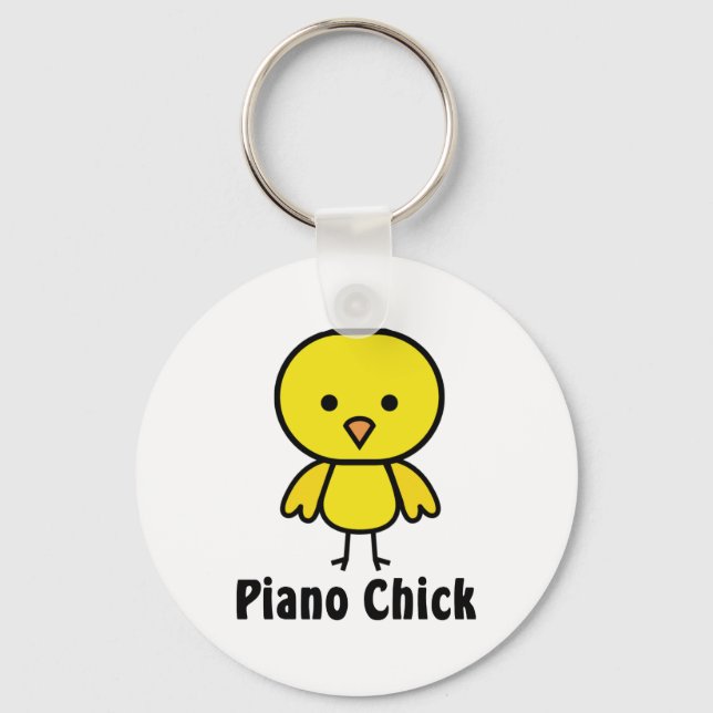 Piano Chick Key Ring (Front)