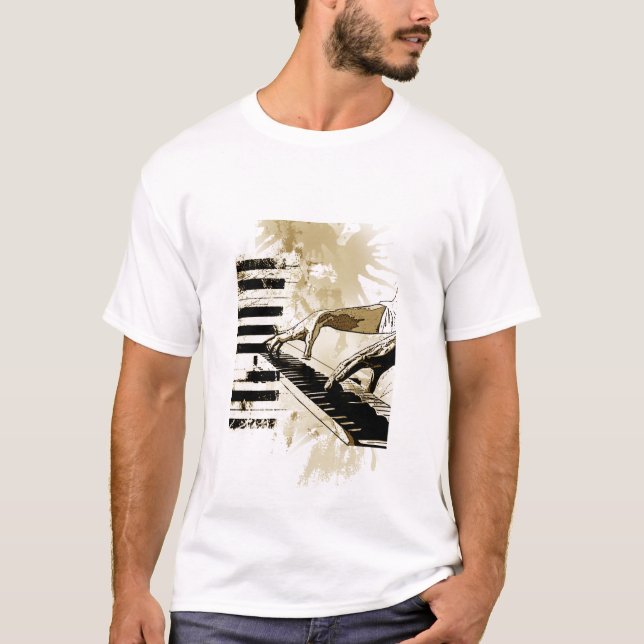 piano classical music T-Shirt (Front)