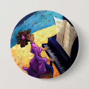 Piano Concert 7.5 Cm Round Badge