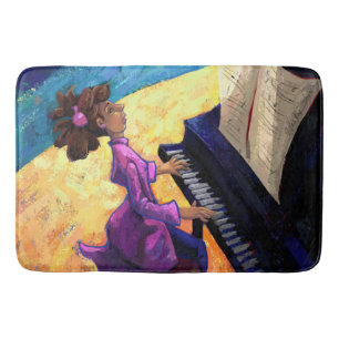 Piano Concert Art Bath Mat