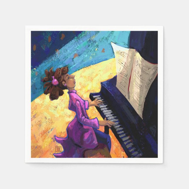 Piano Concert Napkin (Front)