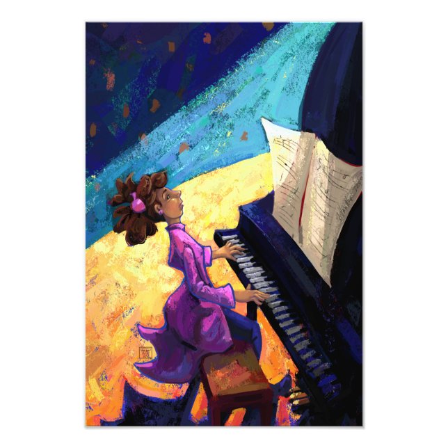 Piano Concert Photo Print (Front)