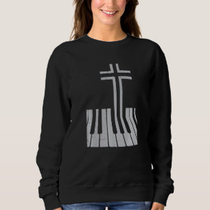 Piano Cross   Sweatshirt