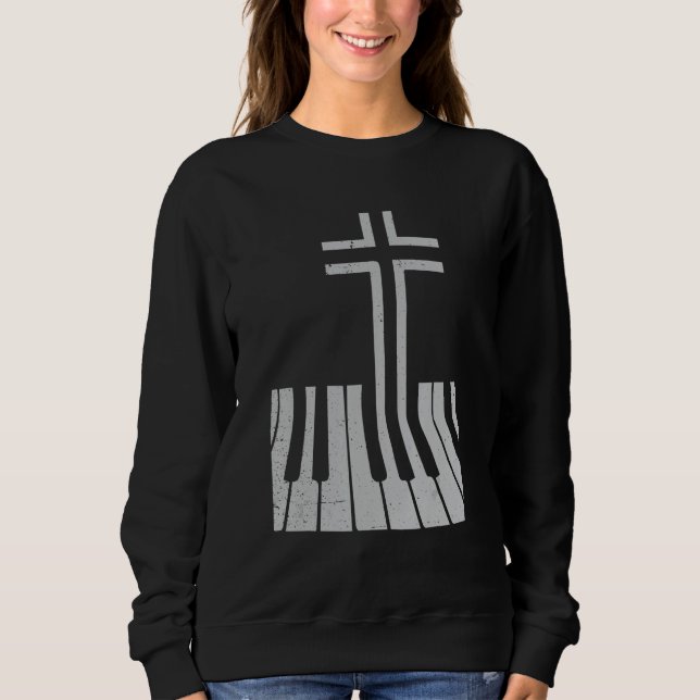 Piano Cross Sweatshirt (Front)