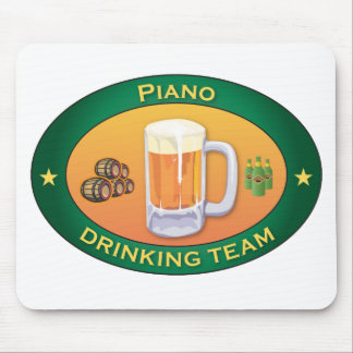 Piano Drinking Team Mouse Pad