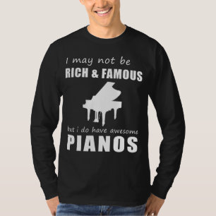 Piano Enthusiasts Humourous Delight T-Shirt