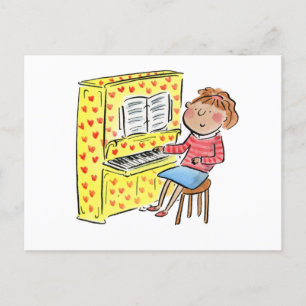 Piano Fun Postcard