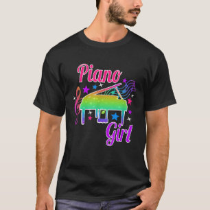 Piano Girl Gift for Girls who Love Piano Player Gi T-Shirt