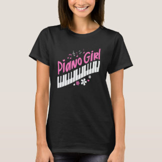 Piano Girl  Pianist Music Keyboardist Musician Out T-Shirt