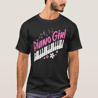 Piano Girl  Pianist Music Keyboardist Musician Out T-Shirt