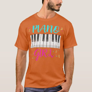 Piano Girl Piano T-Shirt