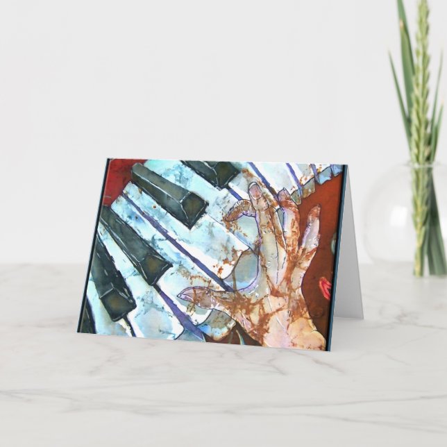 PIANO GREETING CARD (Front)