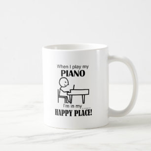 Piano Happy Place Coffee Mug