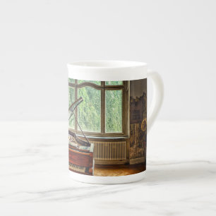 Piano in the Villa Bone China Mug