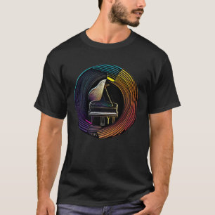 Piano Instrument for Pianist Musician Keyboard Pla T-Shirt