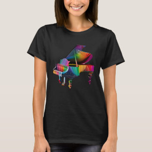 Piano Instrument for Pianist Musician Keyboard Pla T-Shirt