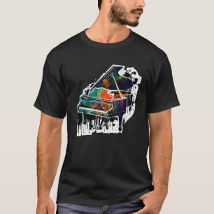 Piano Instrument for Pianist Musician Keyboard Pla T-Shirt