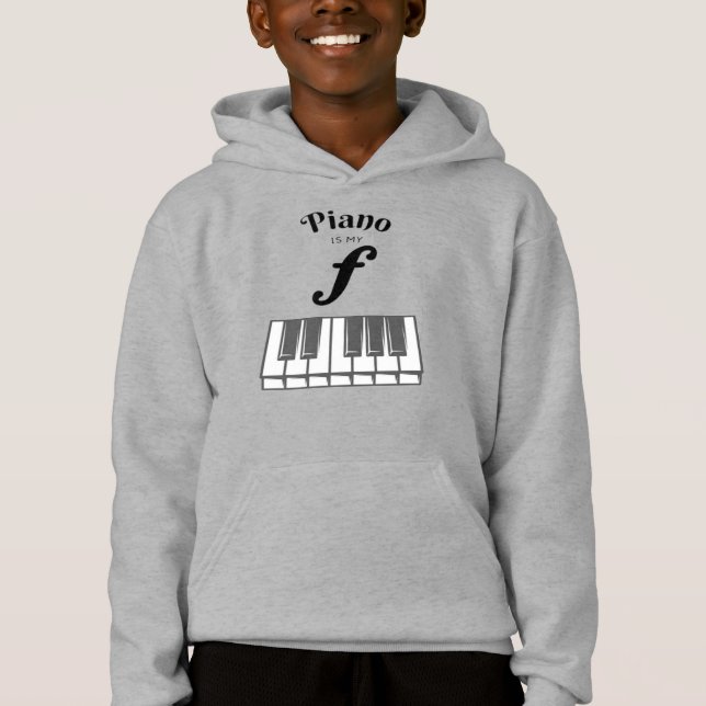 Piano Is My Forte Funny Piano keys Pianist Humour  (Front)
