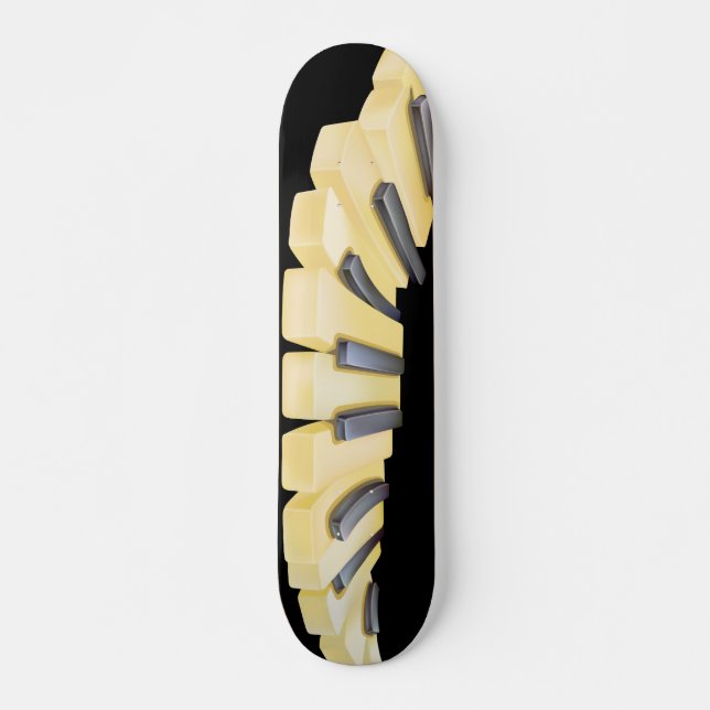 Piano Ivory Skateboard (Front)