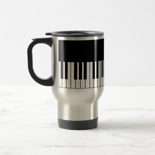 Piano Key Travel Mug (Left)