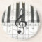 Piano Keyboard and Music Notes