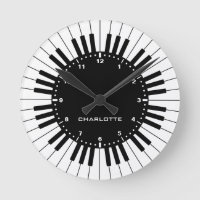 Piano Keyboard Black and White