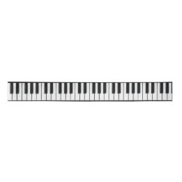 Piano Keyboard Black and White Satin Ribbon