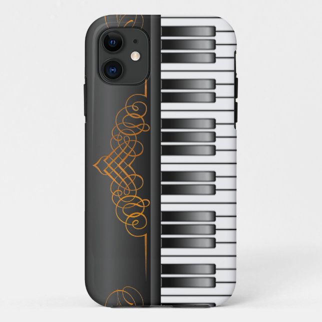 Piano Keyboard Case-Mate iPhone Case (Back)