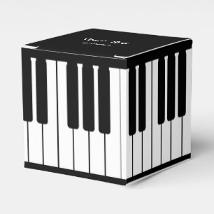 Piano Keyboard Classic Party Favour Box