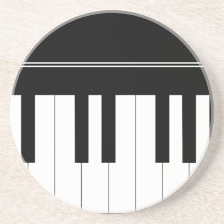 Piano keyboard coaster