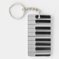 Piano Keyboard Custom Key Chain