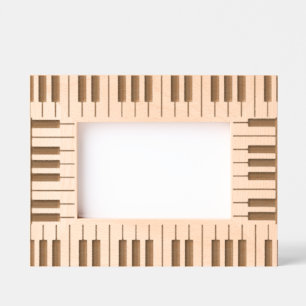 Piano Keyboard Design Laser  Etched Frames