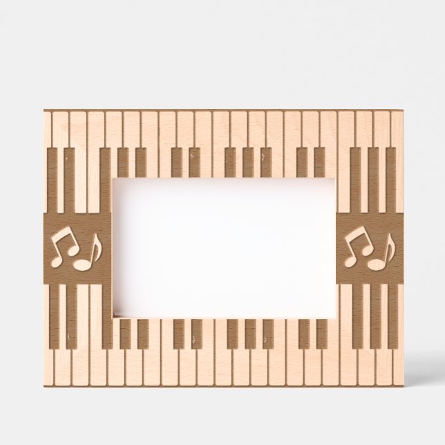 Piano Keyboard Design Laser  Etched Frames (Front)