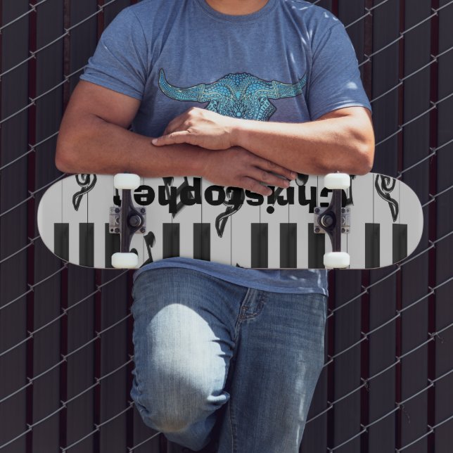 Piano Keyboard Design Skateboard (Outdoor 3)
