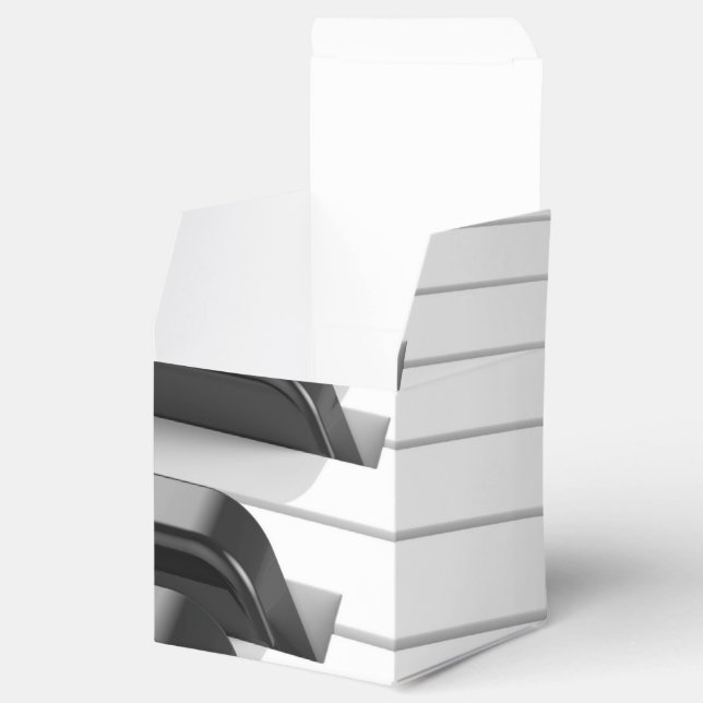 Piano Keyboard Favour Box (Opened)