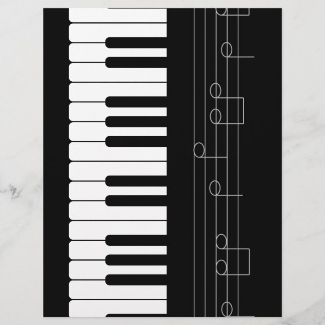 Piano keyboard flyer (Front)