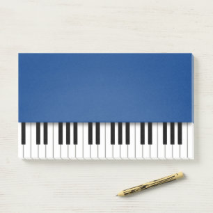 Piano Keyboard Fun Blue Music Post-it Notes