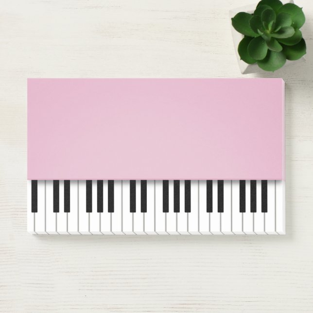 Piano Keyboard Fun Pink Music Notes (Office)