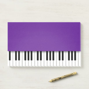 Piano Keyboard Fun Purple Music Post-it Notes