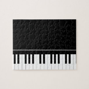 Piano keyboard jigsaw puzzle