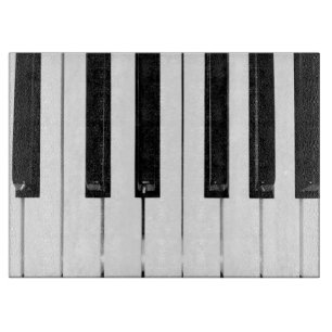 Piano Keyboard Keys Cutting Board