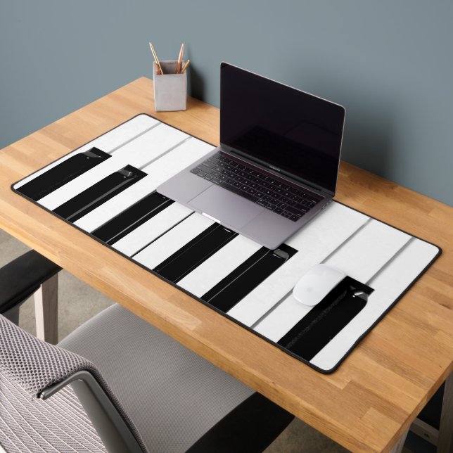 Piano Keyboard Keys Desk Mat (Office 2)
