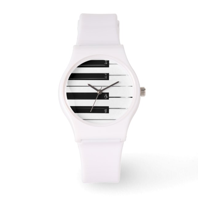 Piano Keyboard Keys Watch (Front)