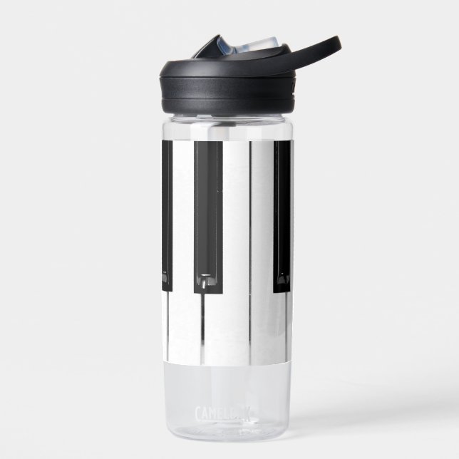 Piano Keyboard Keys Water Bottle (Left)