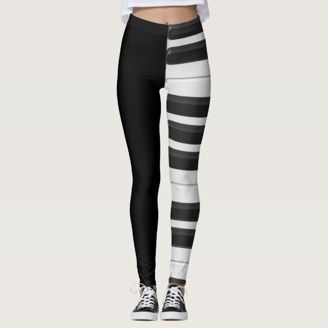 Piano keyboard leggings (Front)