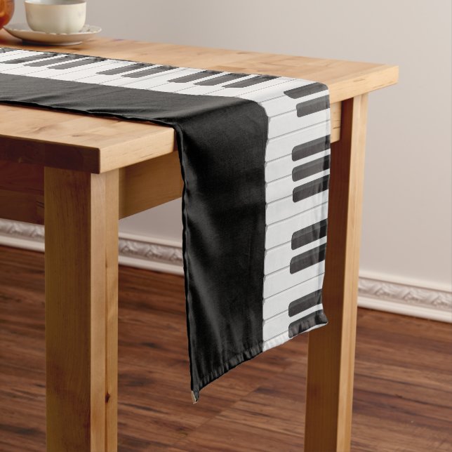 Piano keyboard long table runner (In Situ)