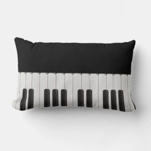 Piano keyboard lumbar cushion