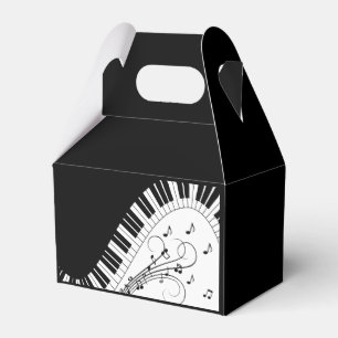 Piano Keyboard Music Design Favour Box